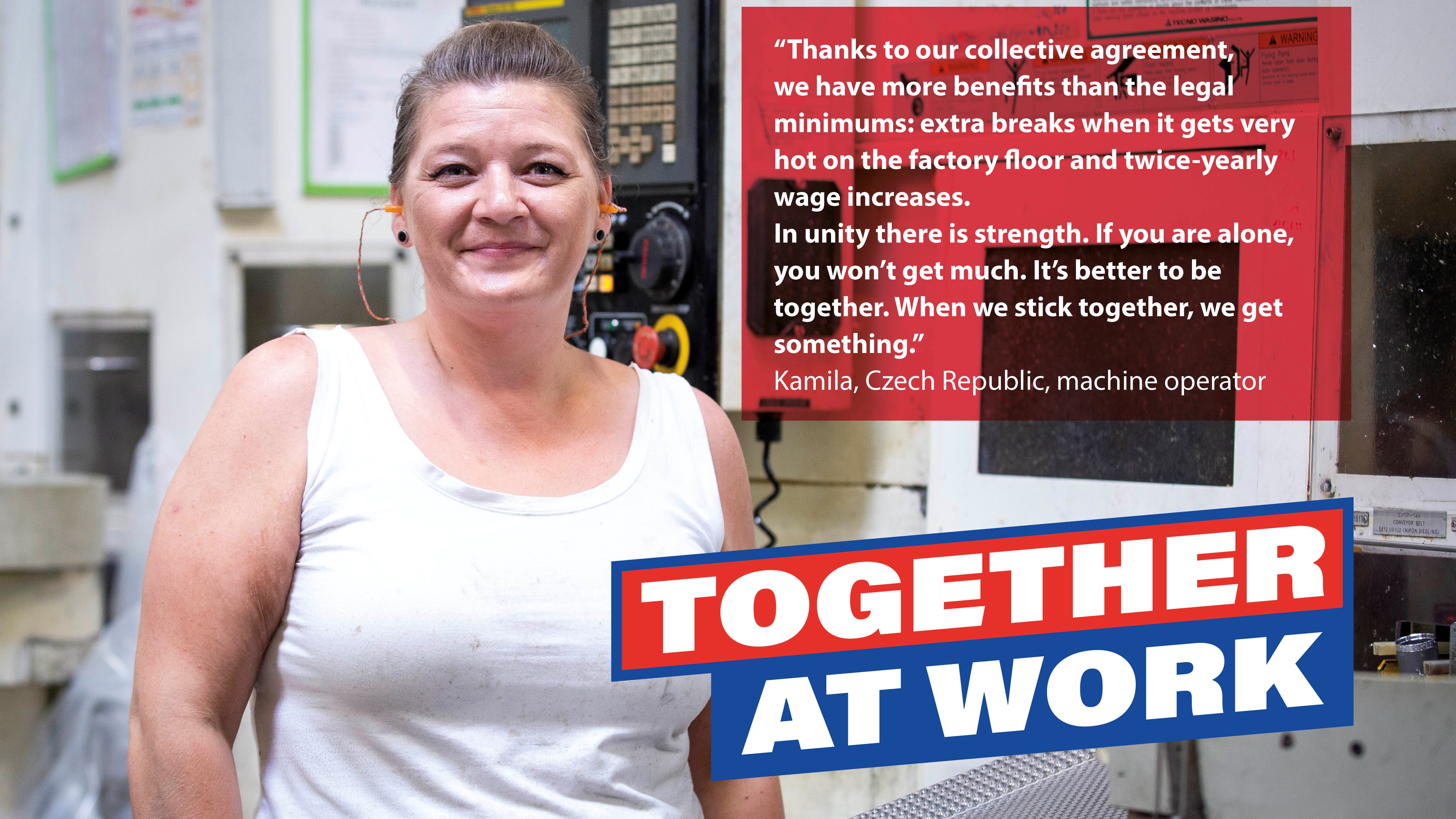 Campaign focus in October: Workers are better off by joining a union and negotiating collectively
